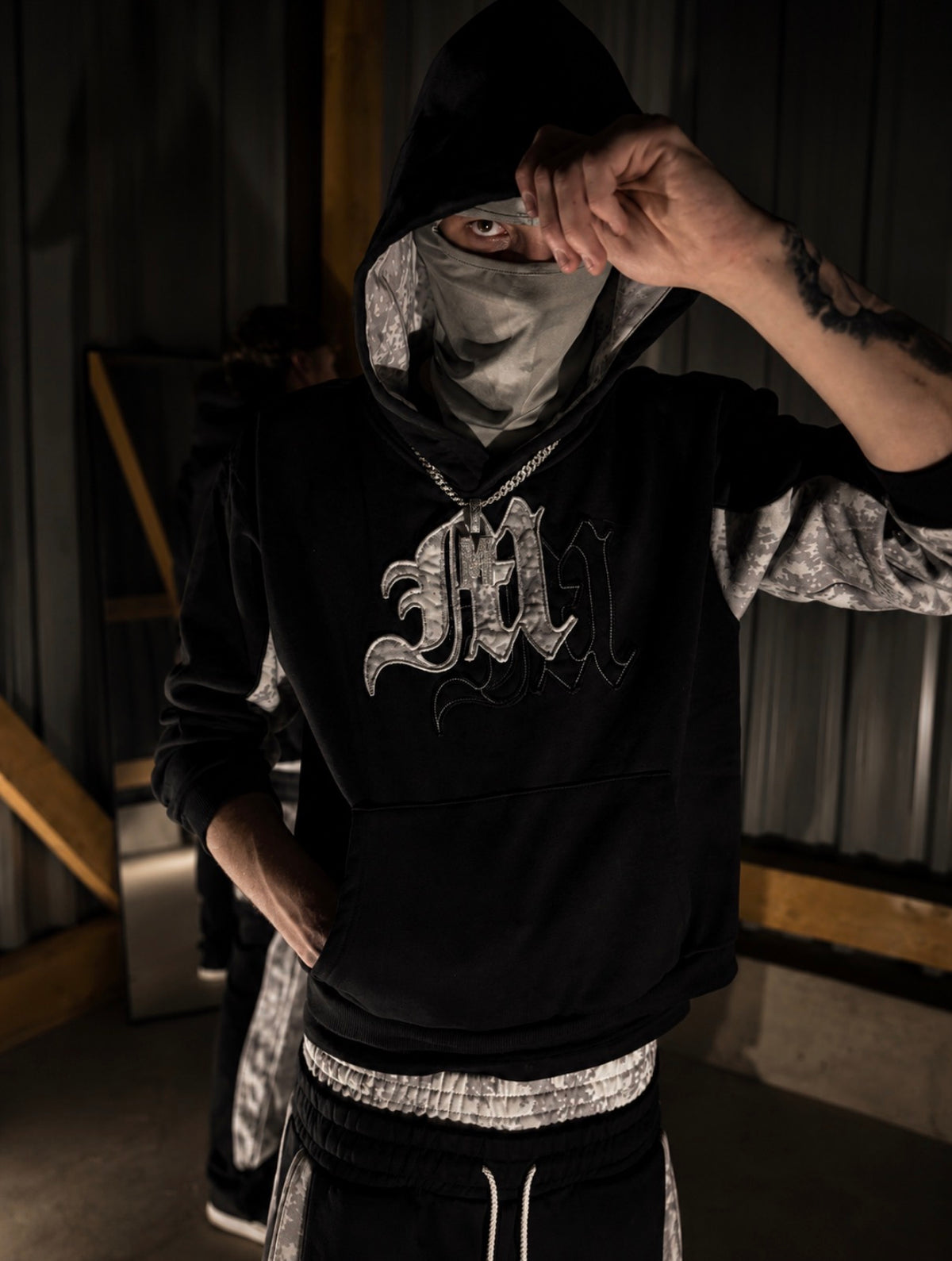 Black Camo Hoodie