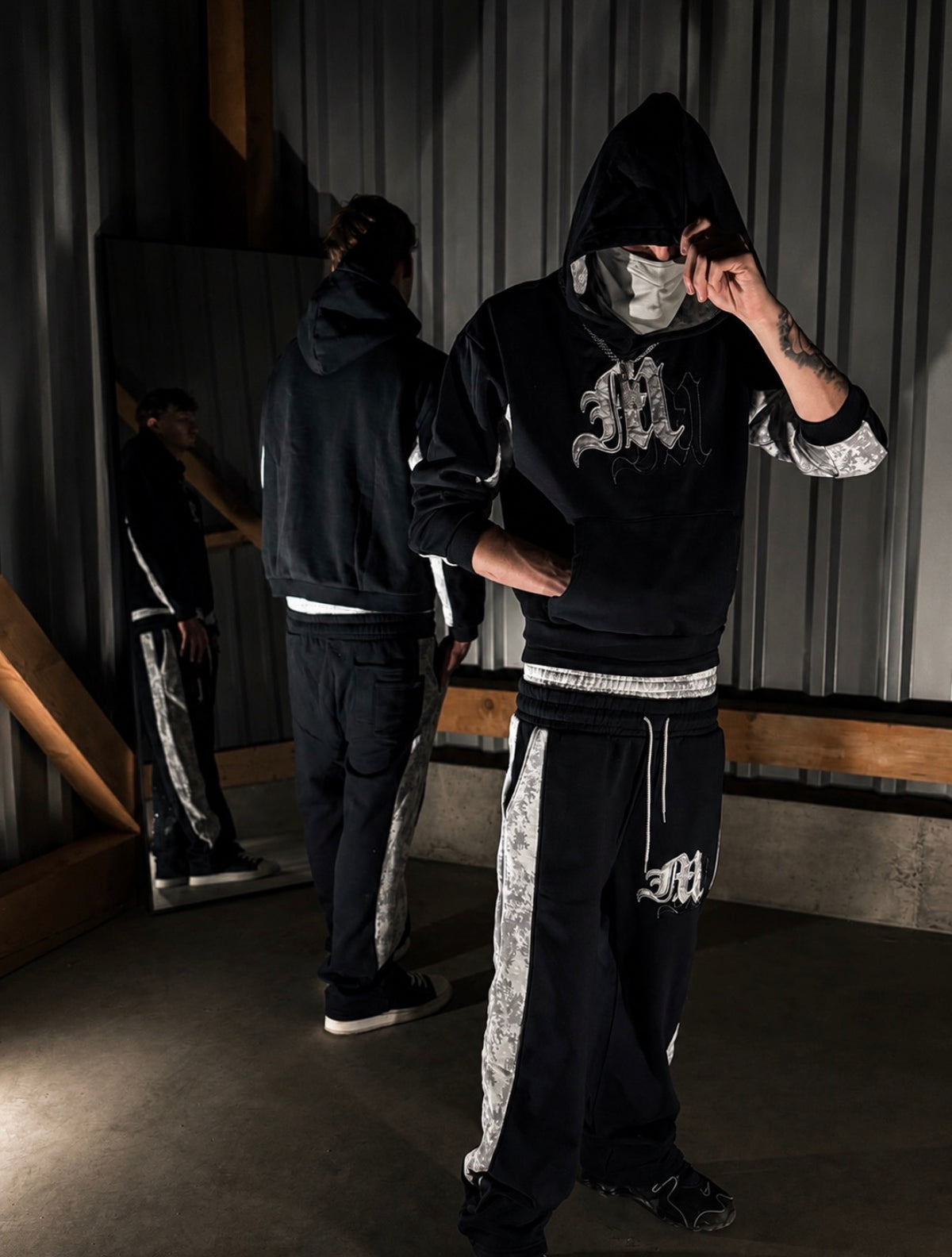 Black Camo Sweatpants